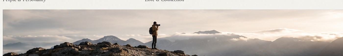 Outdoor editorial photography